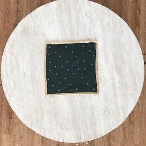 Atelier Green Cotton Pocket Square